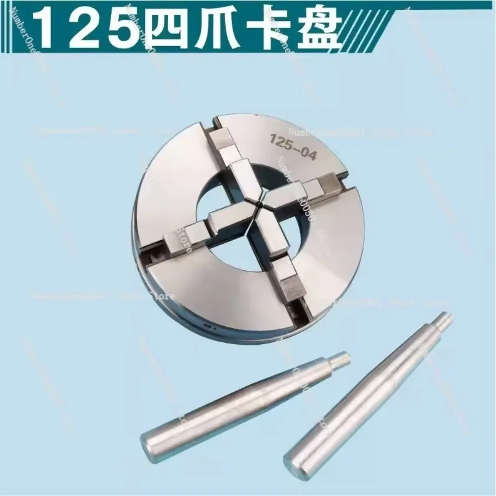 Mini Lathe 3-Jaw Chuck Large Bore Woodworking Clamp 4-Jaw Self-Centering Chuck