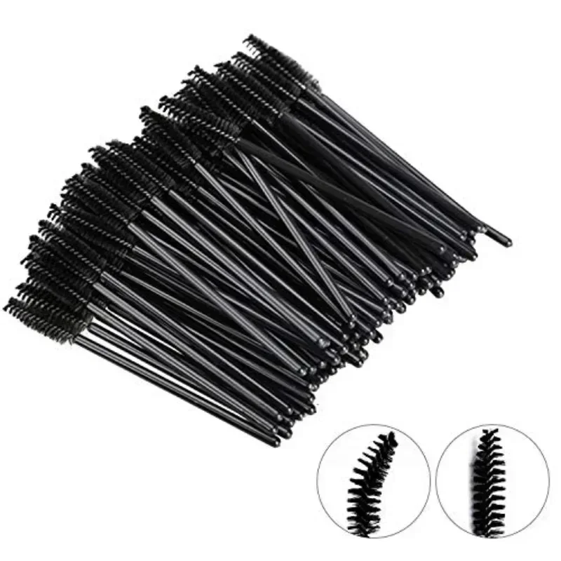 50- 100 Pcs Makeup Brushes For Lip Eyebows Eyelash Shining Mascara Wands Applicators False Lashes Beauty False eyelash tools