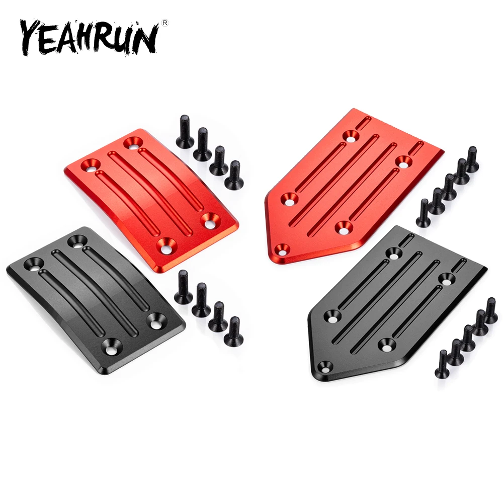 

YEAHRUN Aluminum Alloy Front/Rear Skateboards for Losi 1/5 5IVE-T 2.0 RC Car Truck Upgrade Parts