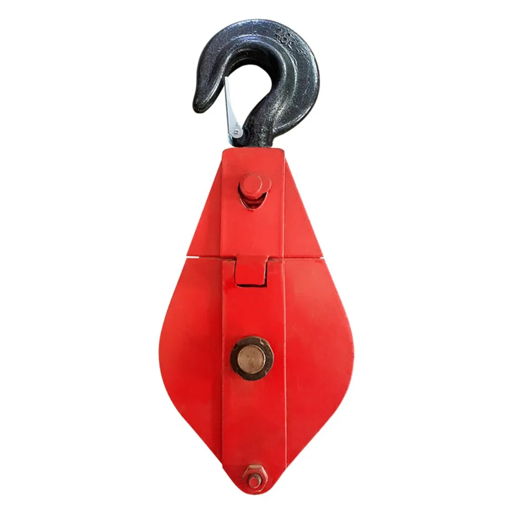 

National standard lifting tackle heavy hook 1t2t3t5t10t20t50 tons single wheel bearing fixed pulley block