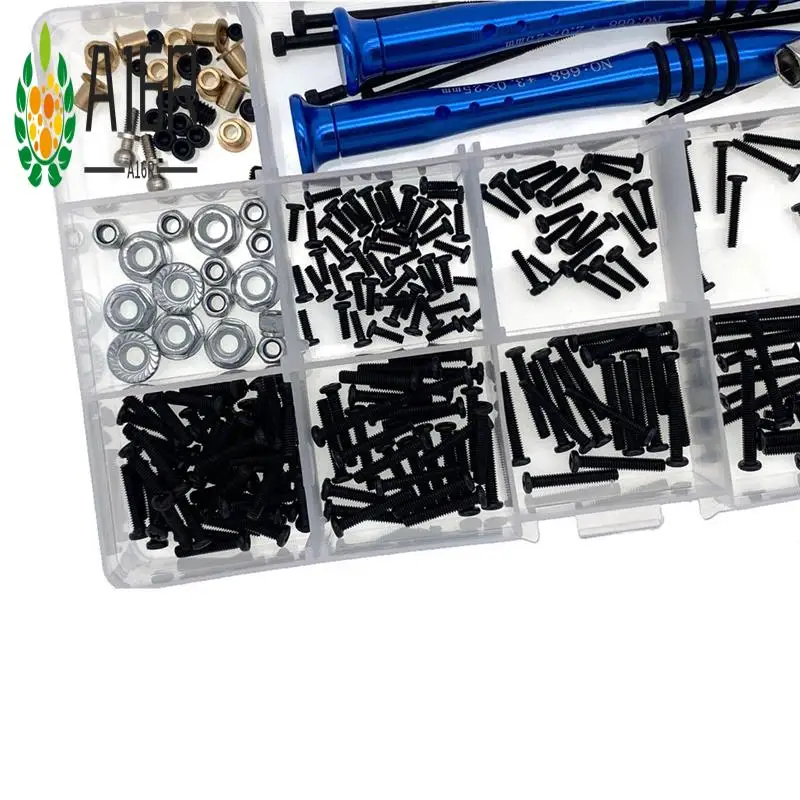 

A16R-M2 M2.5 M3 Screws Fastener Kit Sleeve Hex Wrench Tool For Wltoys 12423 12427 12428 12429 1/12 RC Car Spare Parts