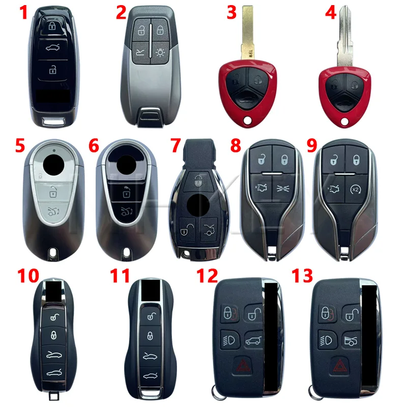 

NHKEY Отличный высококачественный чехол для ключей, сменный корпус для различных ключей от машины люксового бренда.