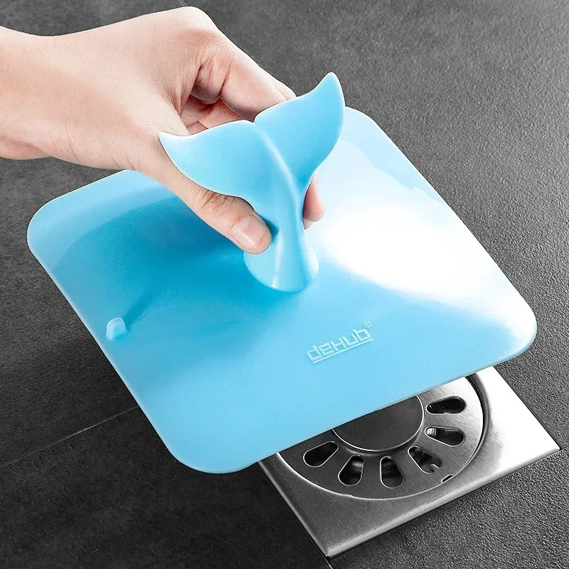 

Силиконовая крышка для слива пола, домашняя ванная комната, кухня, канализация, дезодоратор, раковина, фильтр для волос, ванна, милый Кит, пробка для воды, заглушка