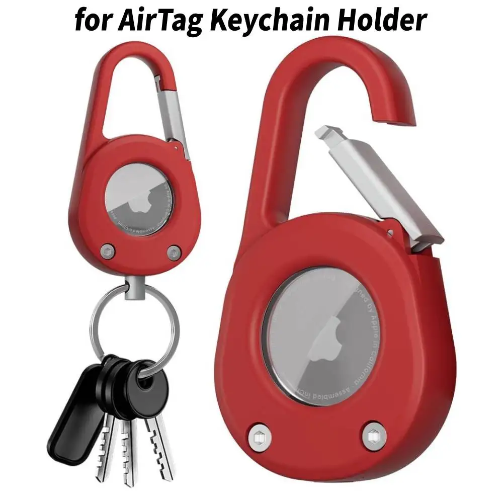 

Waterproof Hard Case For AirTag Keychain Holder Anti Theft Secure Protective Cover For Outdoor Hiking,Bag,Backpack,Luggage