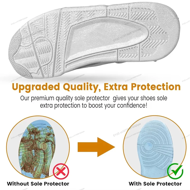 Sole Tape Sticker Transparent Anti-slip for Sneaker Outsoles Protect Shoe from Wear Tear Sport Shoes Soles Replacement