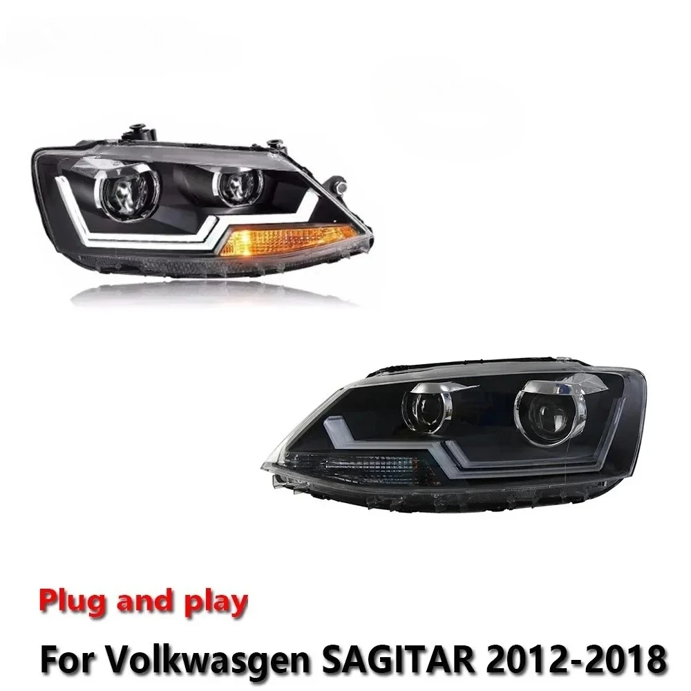 

Car LED Upgrade Headlight Accessories For VW Sagitar 2012-2018 DRL Brake Turn Signal Lamp Plug and Play