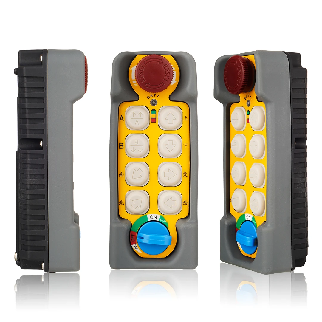 2025 hot sale K2-8 8-Keys Industrial Crane Remote Control Wireless Radio Receiver ABS/PC Waterproof Shockproof 1-Year Learning