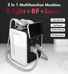 2024 Genuine Best Selling 3 in 1 Portable Multifunctional Beauty Laser Hair Removal IPL+R F+Nd Yag Laser Machine