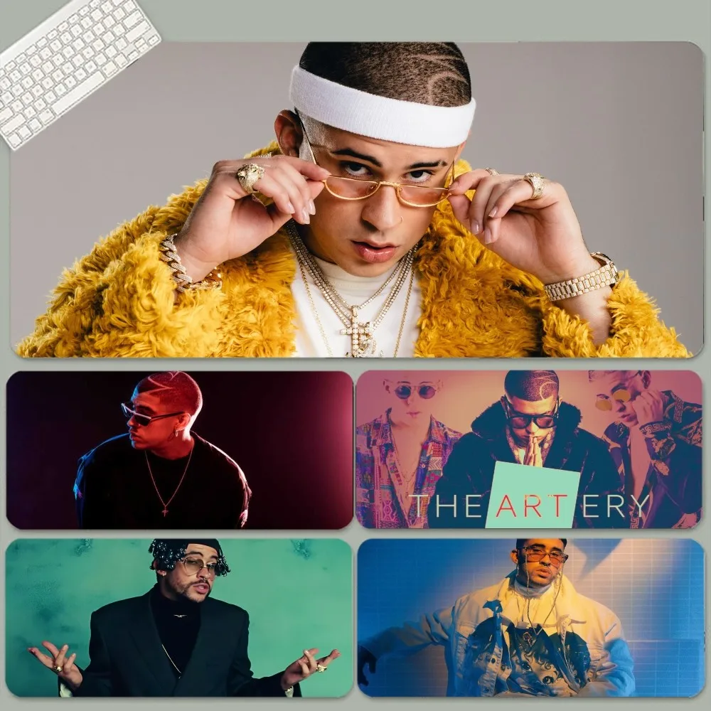 Bad Bunny INS Tide Large Gaming Laptop Computer Desk Mat Mouse Pad Mouse Mat Notbook Mousepad Gamer For Teen Girls Bedroom