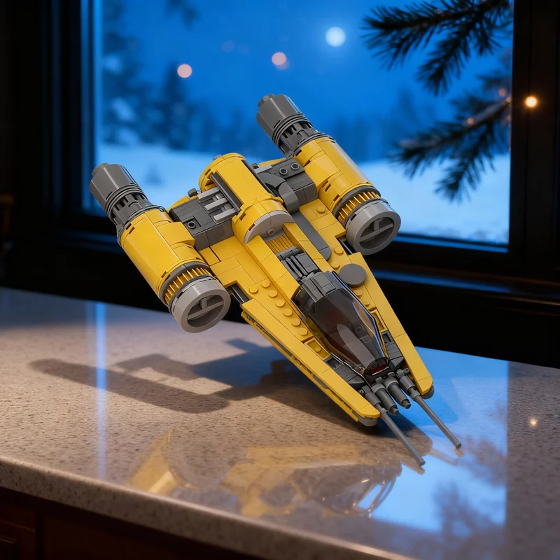 407pcs MOC DF 11 Scourge Outlaws Pirate Starfighter Star Battle Model Building Blocks Creative Display 3D Idea Art Assemble