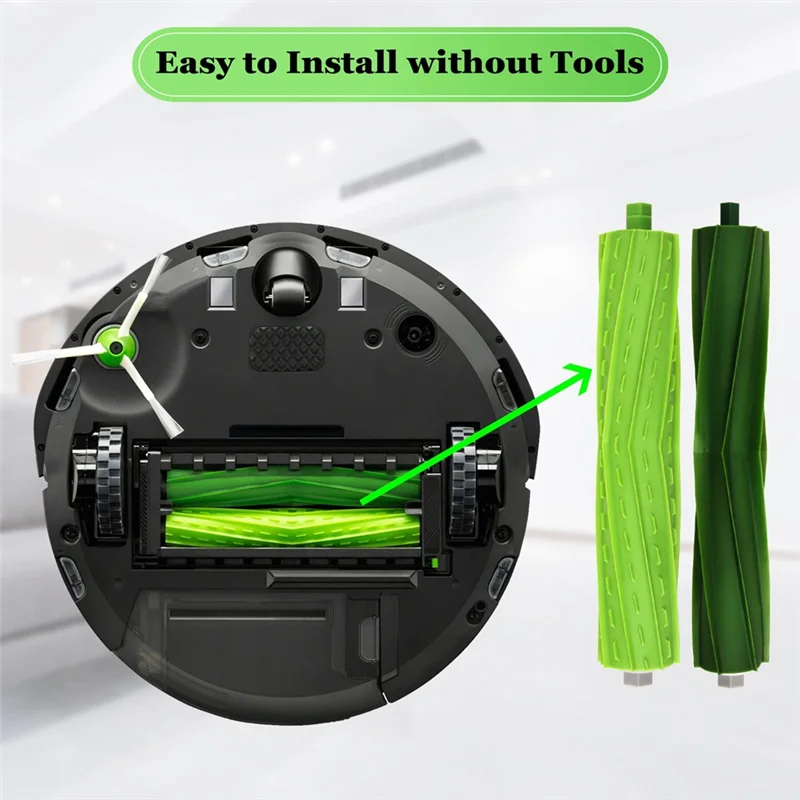 Accessories Kit for IRobot Roomba I1+ I7 I7+ I3+ I4+ I6+ I8+ J7+ Plus I & J Plus Series Vacuum Cleaner Roller Brushes—A19G