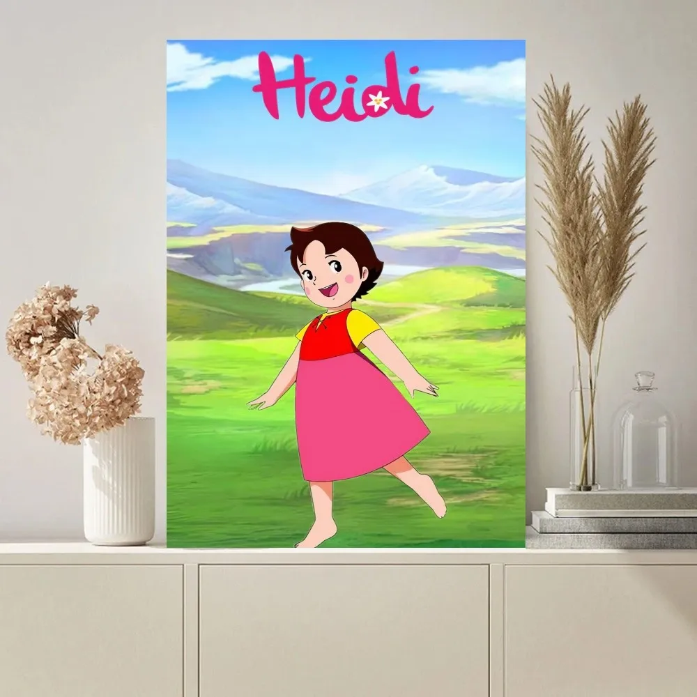 Cute Heidi Poster Paintings on The Wall Picture for Living Room Interior Painting Room Decoration