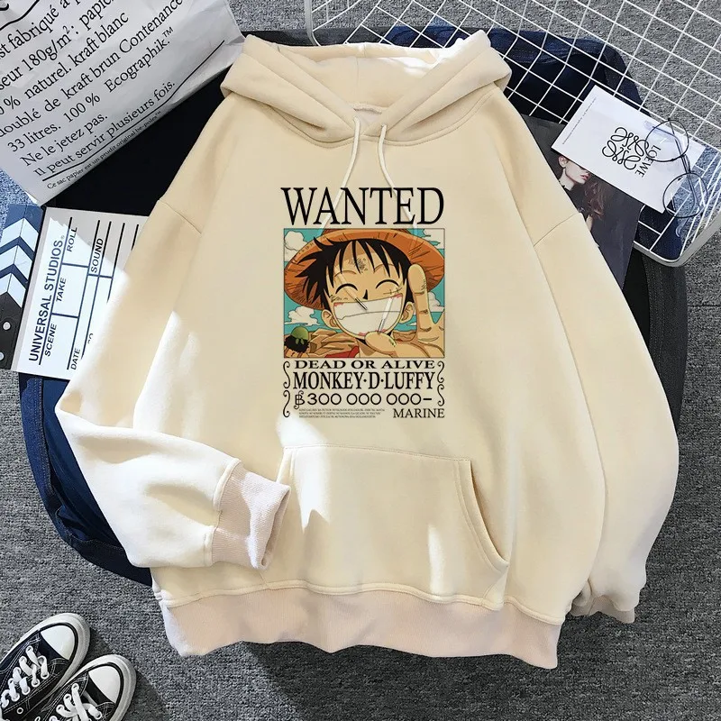 Collection de collaboration Anime One Piece Luffy, sweat à capuche unisexe créatif en fibre de polyester pour l'automne/hiver
