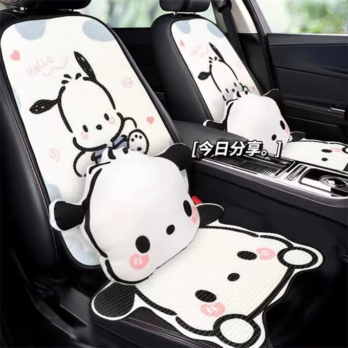 Sanrio Car Seat Cushion Breathable Cushion Pochacco Cartoon Cute Four Seasons Universal Car Interior Decoration Accessories