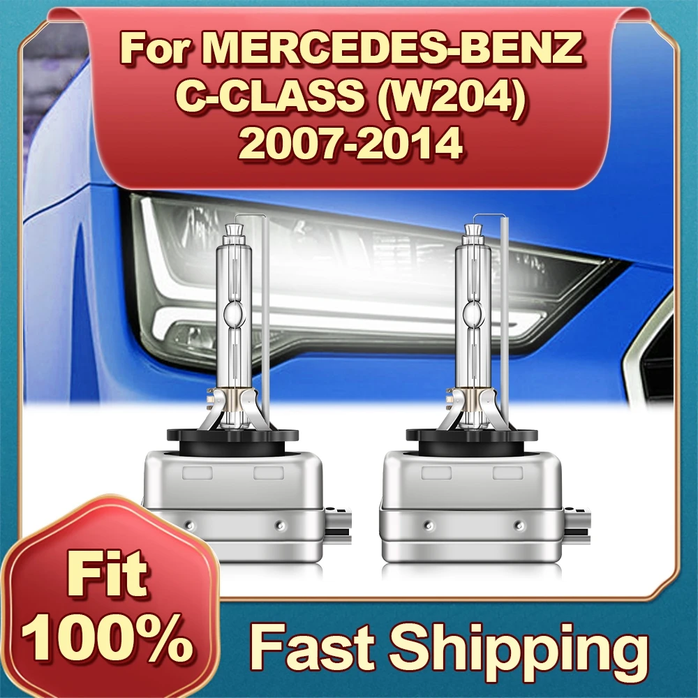 

2X D1S Xenon Car Headlight Bulbs 6000K Light 12v For MERCEDES-BENZ C-CLASS (W204) 2007 2008 2009 2010 2011 2012 2013 2014