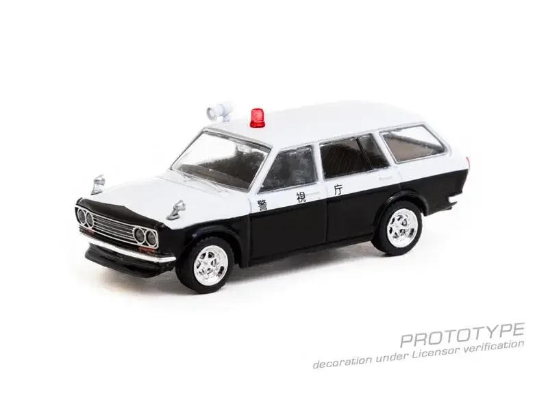 **Pre-Order** Tarmac Work 1:64 Datsun Bluebird 510 Wagon Japan Police Car Diecast Model Car