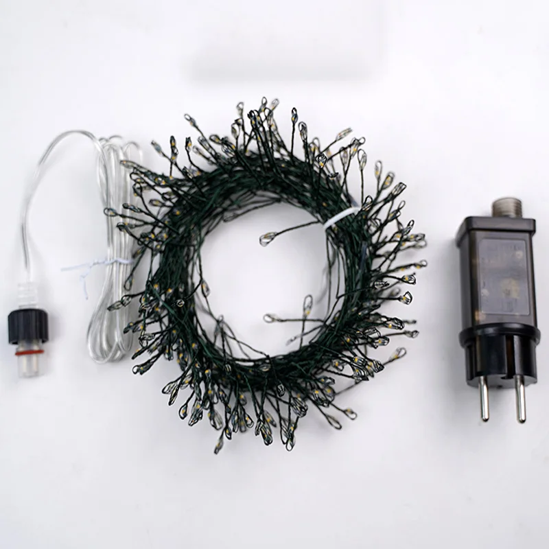 Wróżki LED String Zielony drut Zewnętrzna girlanda świetlna 36M do dekoracji ślubnych na ulicy — zdjęcie 2