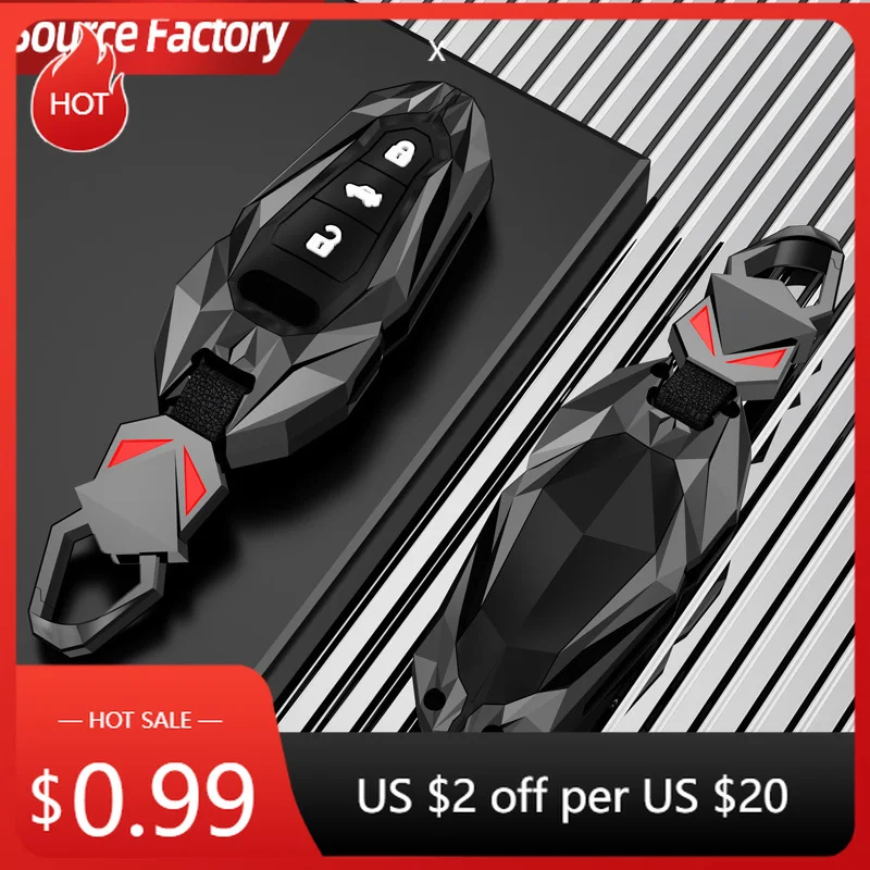 

Car Stickers Zinc Alloy Car Remote Key Case Cover Shell Fob for Audi A3 A4 B9 A6 A7 4K A8 E-tron Q5 Q8 C8 D5 SQ8 Key Protec