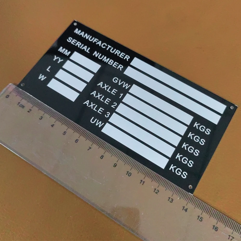 لوحات وزن مقطورة من الألومنيوم، أجزاء تخييم مسطحة ذات هيكل فين على شكل قافلة RV