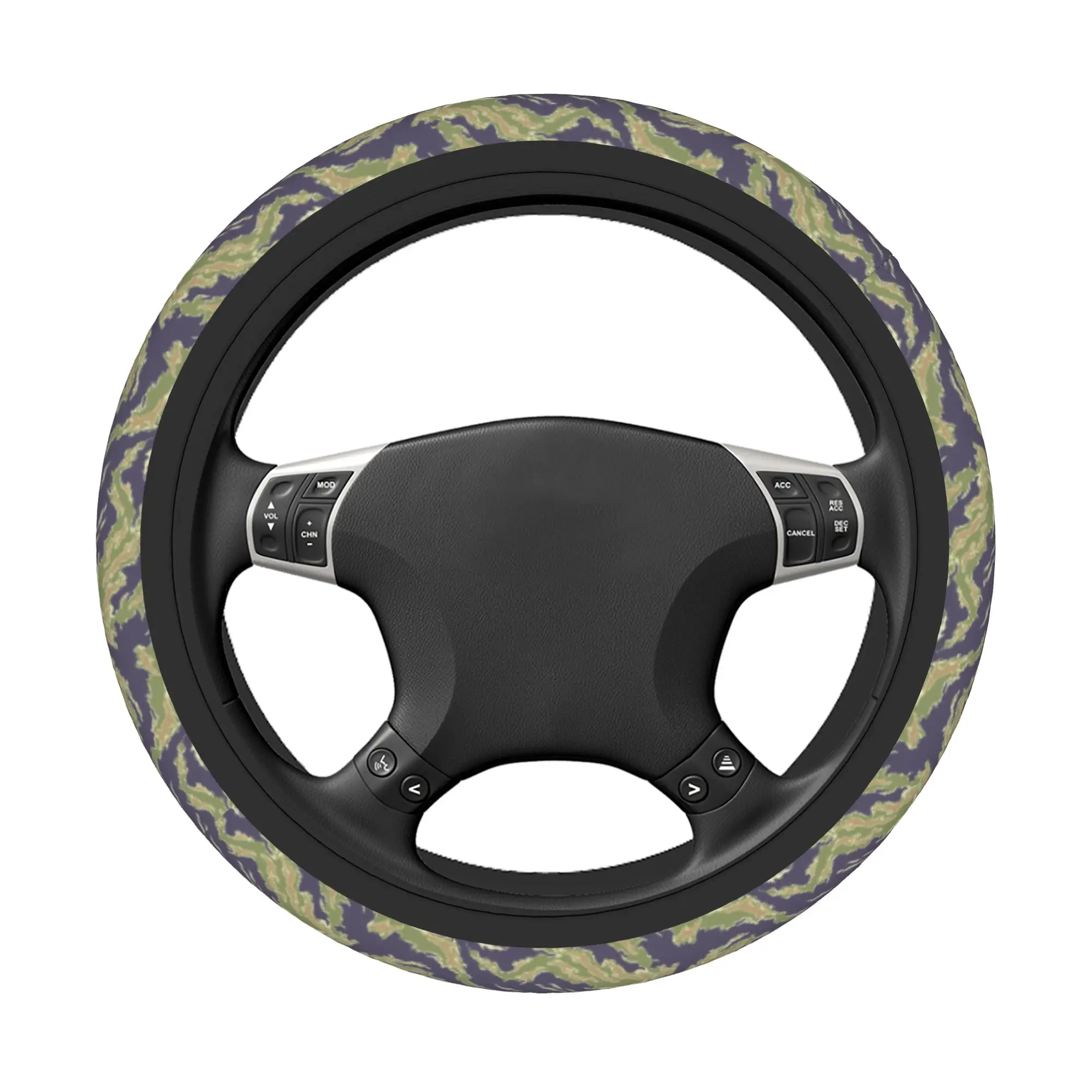 Camo Camouflage Car Steering Wheel Cover 38cm Anti-slip  Auto Steering Wheel Protector Elastische Steering-Wheel Accessories - view 3