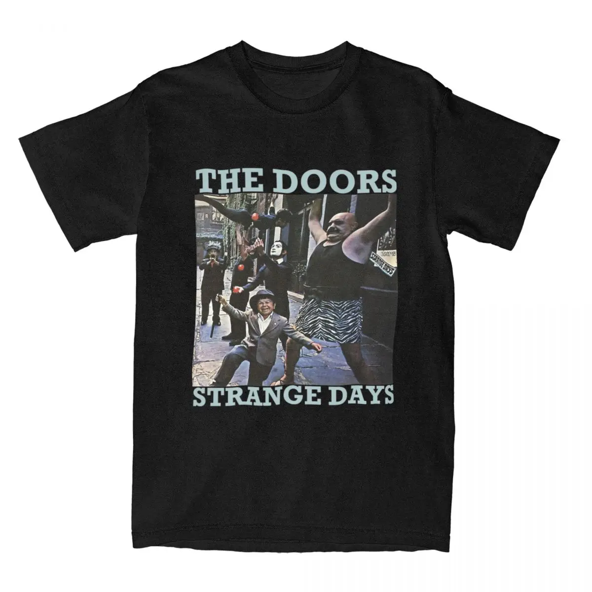 Men Women Rock THE Doors Band Strange Days Graphic Printed Tee Shirt Accessories Creative Pure Cotton T Shirts Tops Printed