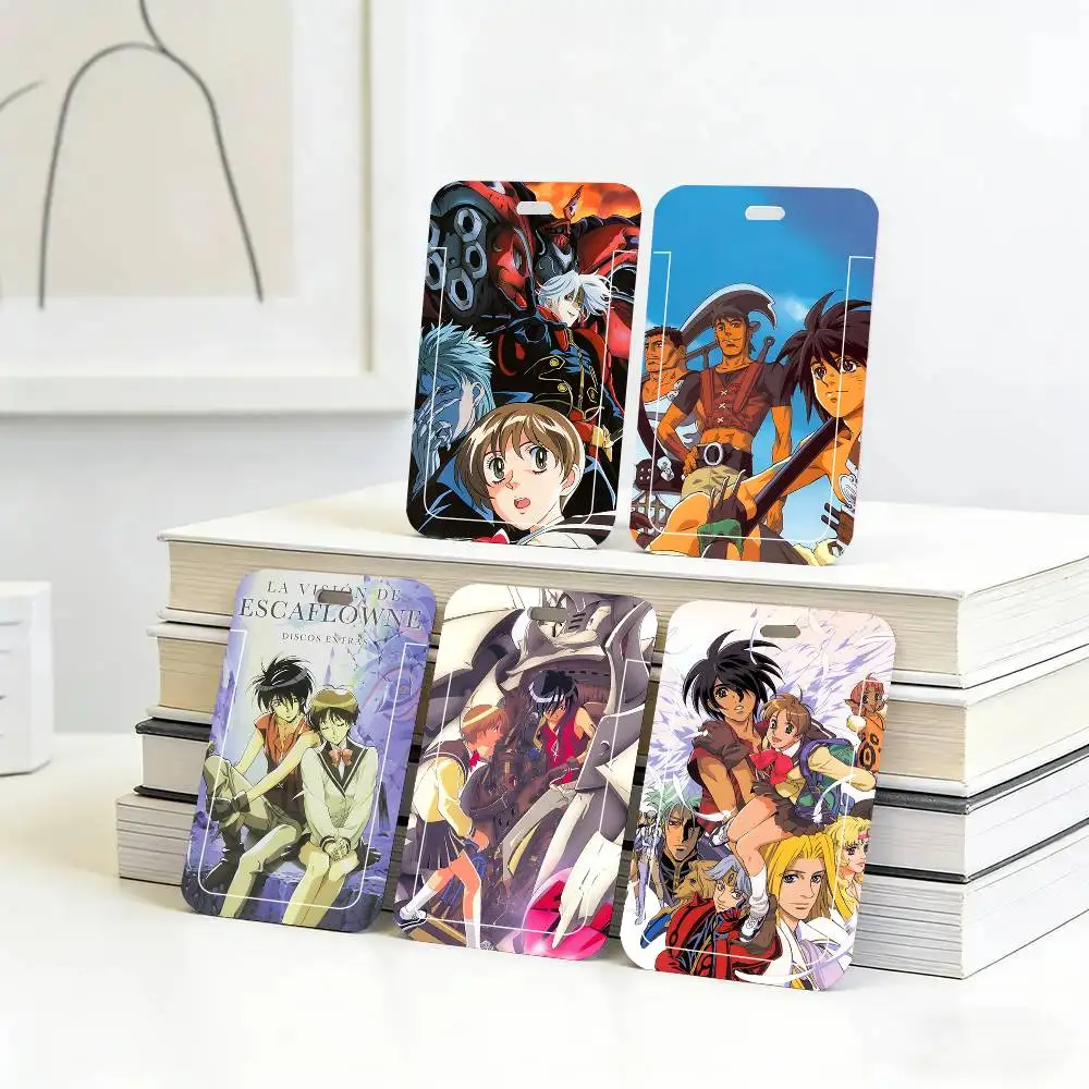 

1 шт. Защитный чехол для ID-карт The Vision Of Escaflowne, для школьных, проездных и карт питания, с функцией легкого вставления.