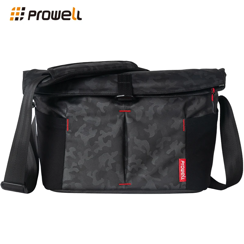 Prowell Camera Bag Shoulder Crossbody Photography Bag SLR Micro SLR Digital Camera Inner Bag Organizer Bag Portable Handheld Wat