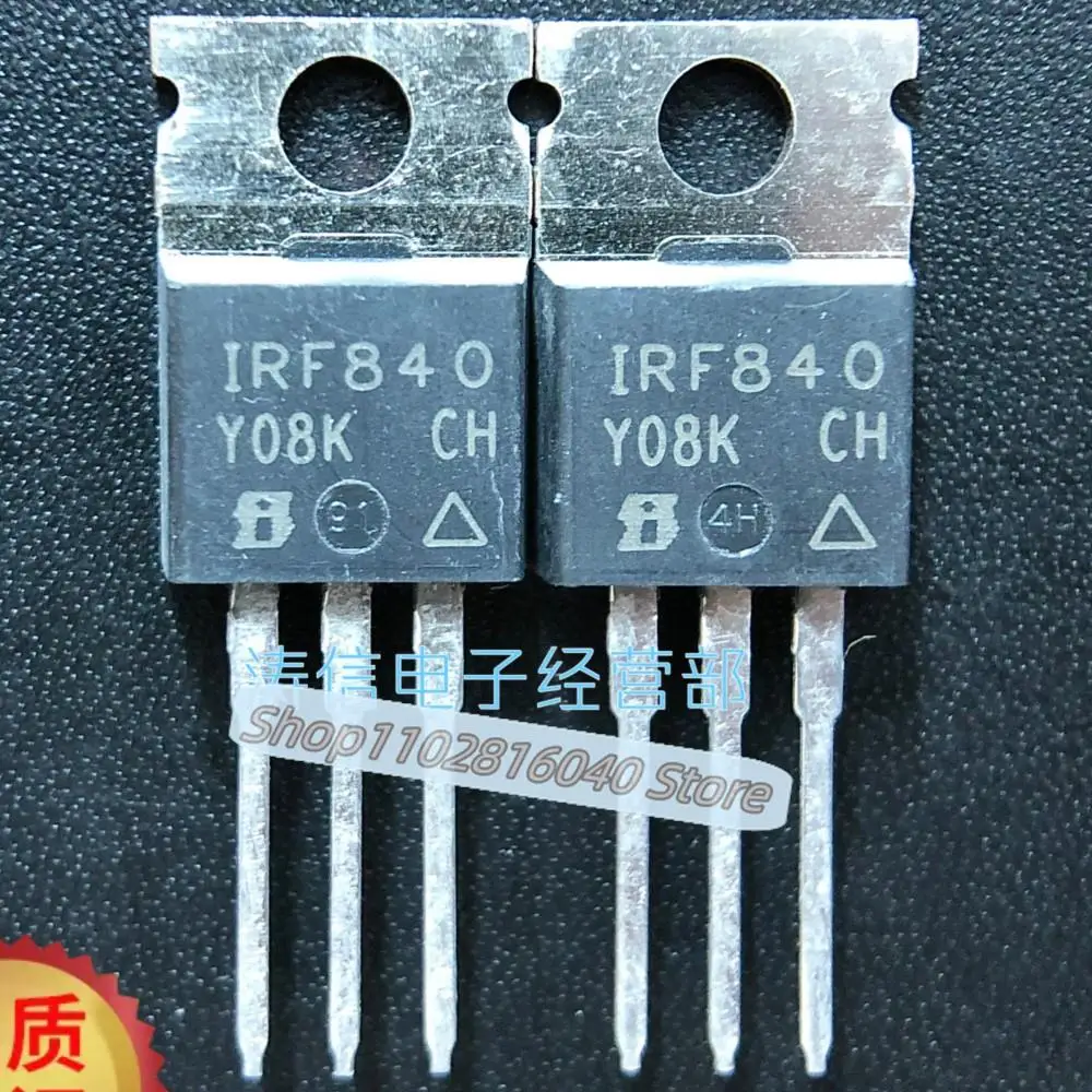 10PCS/Lot IRF840 IRF840A MOSFET TO-220 500V 8A Best Quality Imported Original Spot