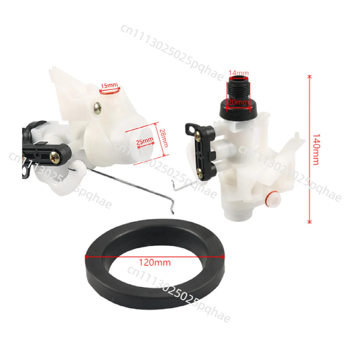 31705 RV Toilet Water Valve Module Assembly Replacement Parts