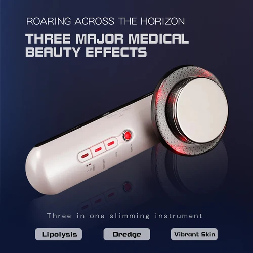 Máquina de belleza de cavitación ultrasónica para estiramiento facial, masajeador adelgazante corporal con ultrasonido infrarrojo EMS, quemador de grasa, dispositivo antiarrugas