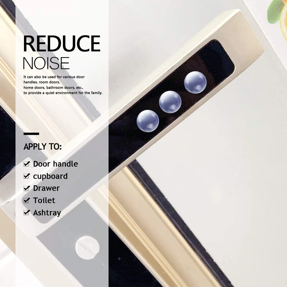 100 قطعة لينة سيليكون المطاط مكافحة زلة مصدات قدم منصات المثبط عازلة خزانة مصدات سيليكون الأثاث منصات درج وسادة الباب #4