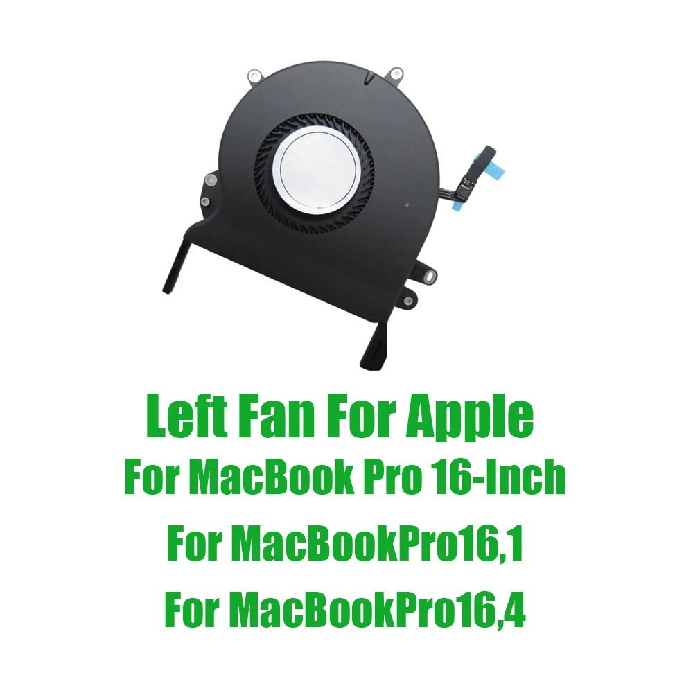 For Apple For MacBook Pro 16-Inch For MacBookPro16,1 For MacBookPro16,4 DC5.1V 2W Replacement Laptop Left Fan