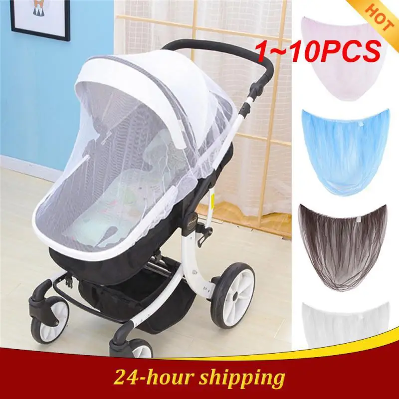 

1~10PCS Summer Mosquito Net Baby Stroller Outdoor Mosquito Repellent Insect Shield Net Safe Infants Protection Mesh Stroller