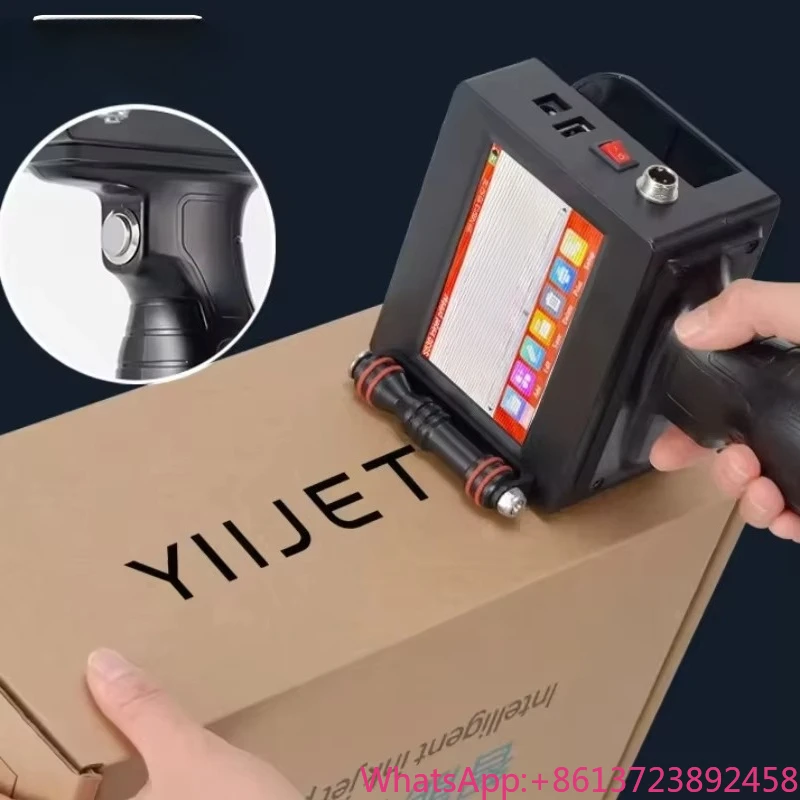 

Портативный ручной струйный принтер для печати текста, логотипов, даты производства, QR-кодов, штрихкодов, номеров партий, на маркировке для яиц, с быстросохнущими чернилами