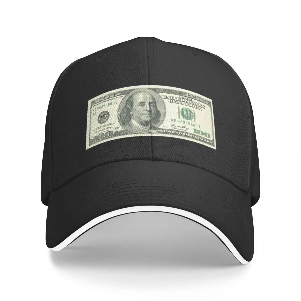 $100 Dollar Bill Baseball Cap derby hat Sun Hat For Children Designer Hat Uv Protection Solar For Girls Men's