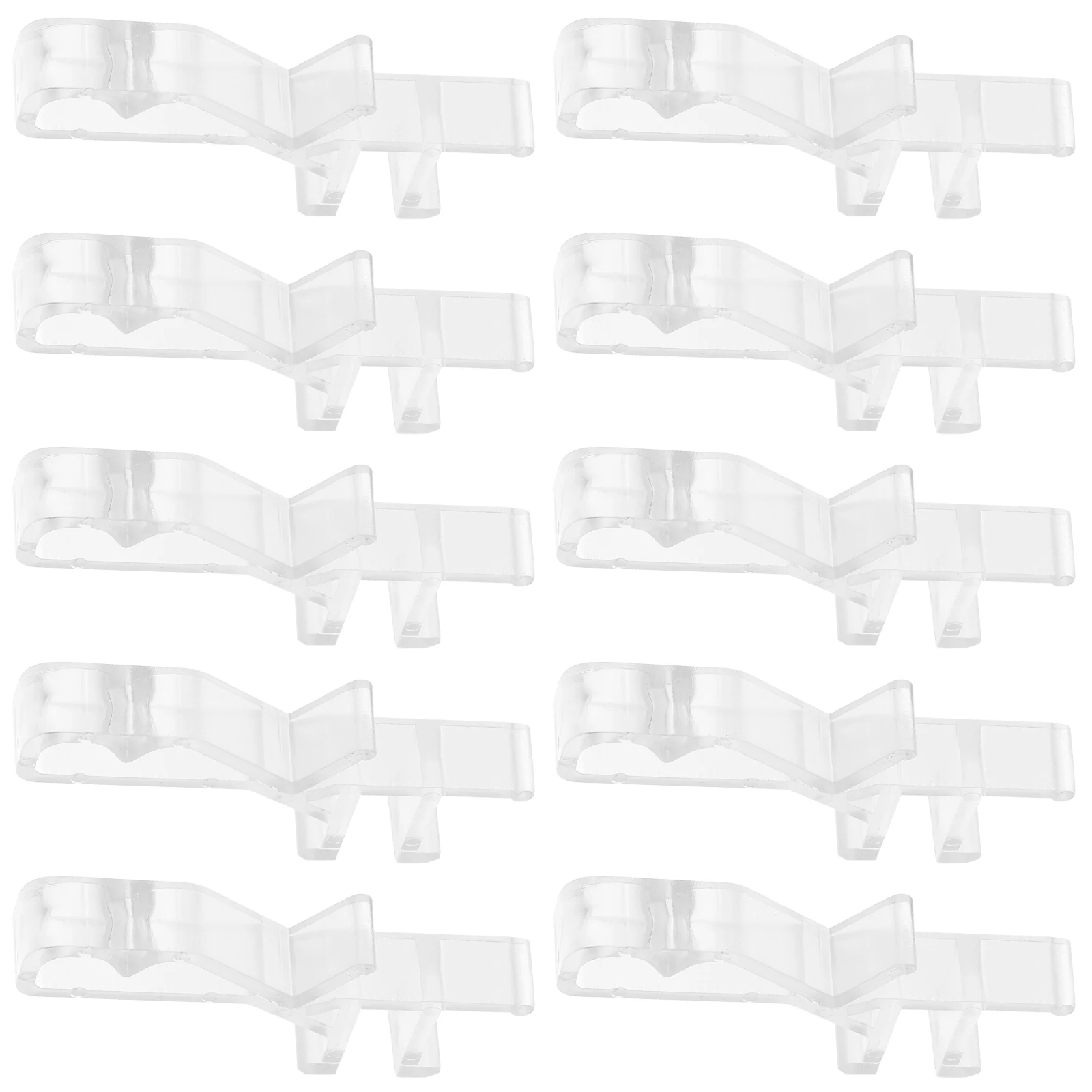 

20pcs Blind Clips Replacement Valance Shutter Accessories Transparent Window Blinds Clamps Plastic Curtain Hardware