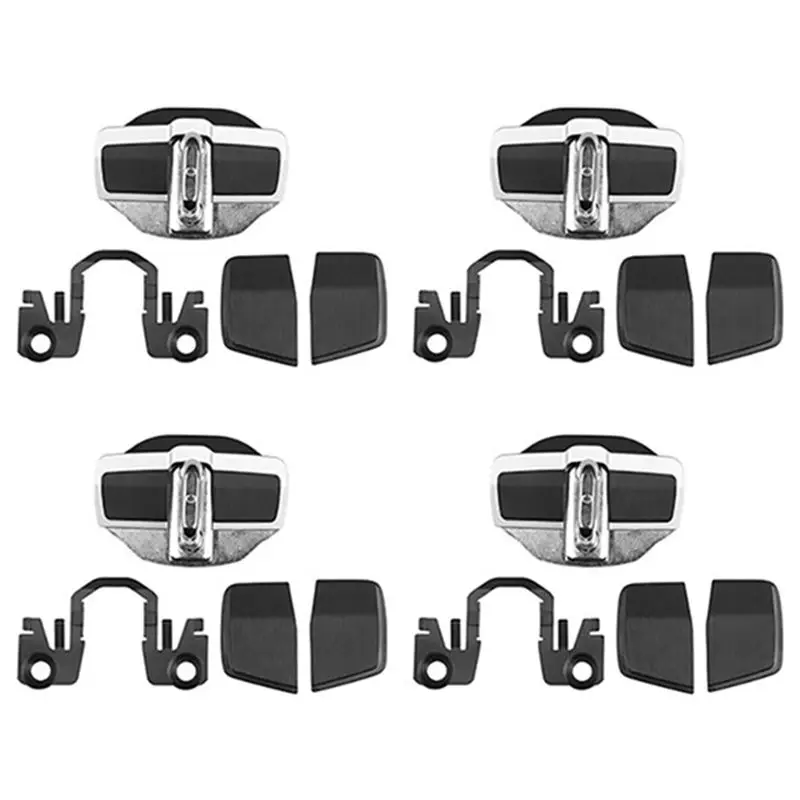 4 Sets TRD Door Stabilizer Door Lock Protector Latches Stopper Covers For Nissan Patrol Teana Toura-N29R