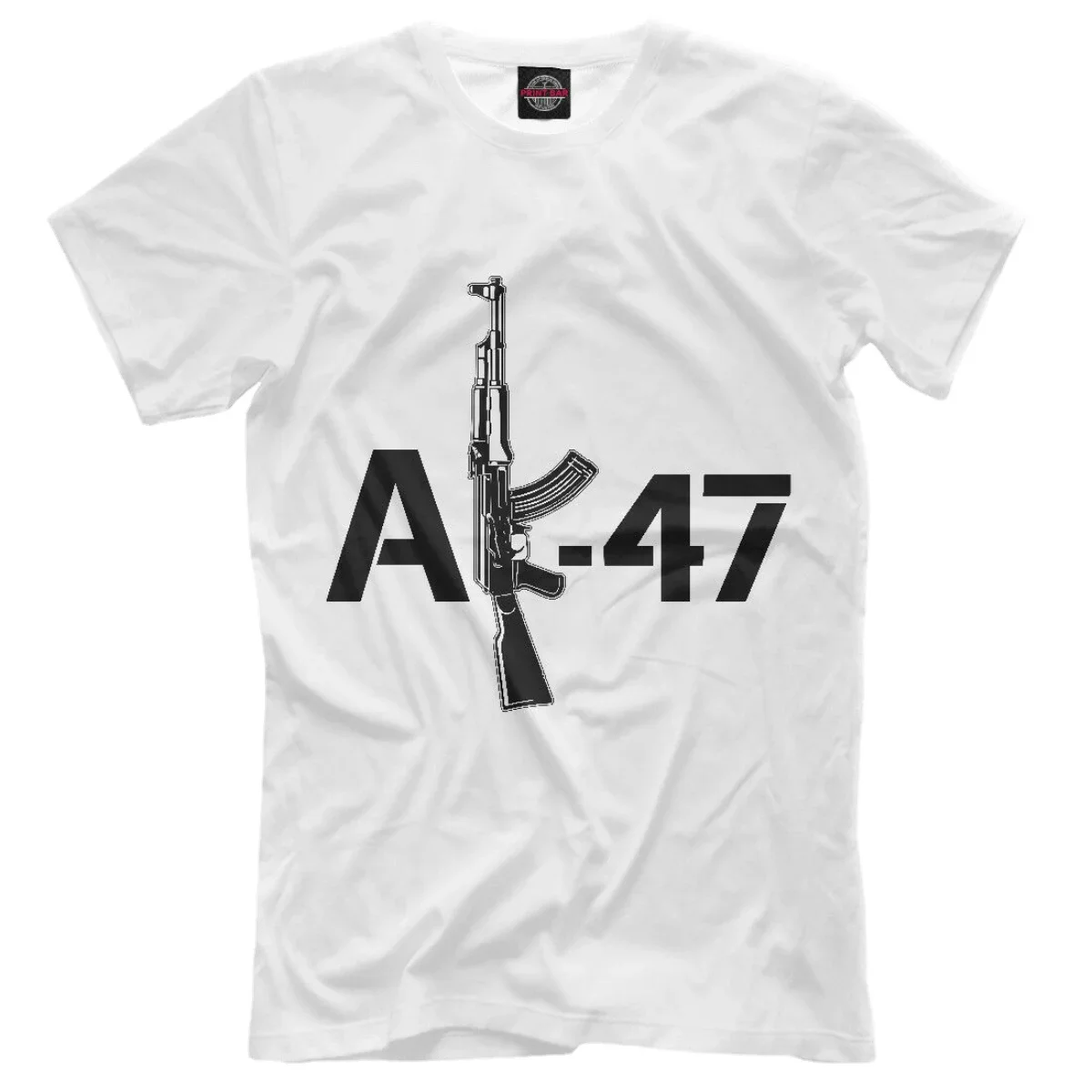 New T-shirt Russian Kalashnikov submachine gun automatic rifle weapon