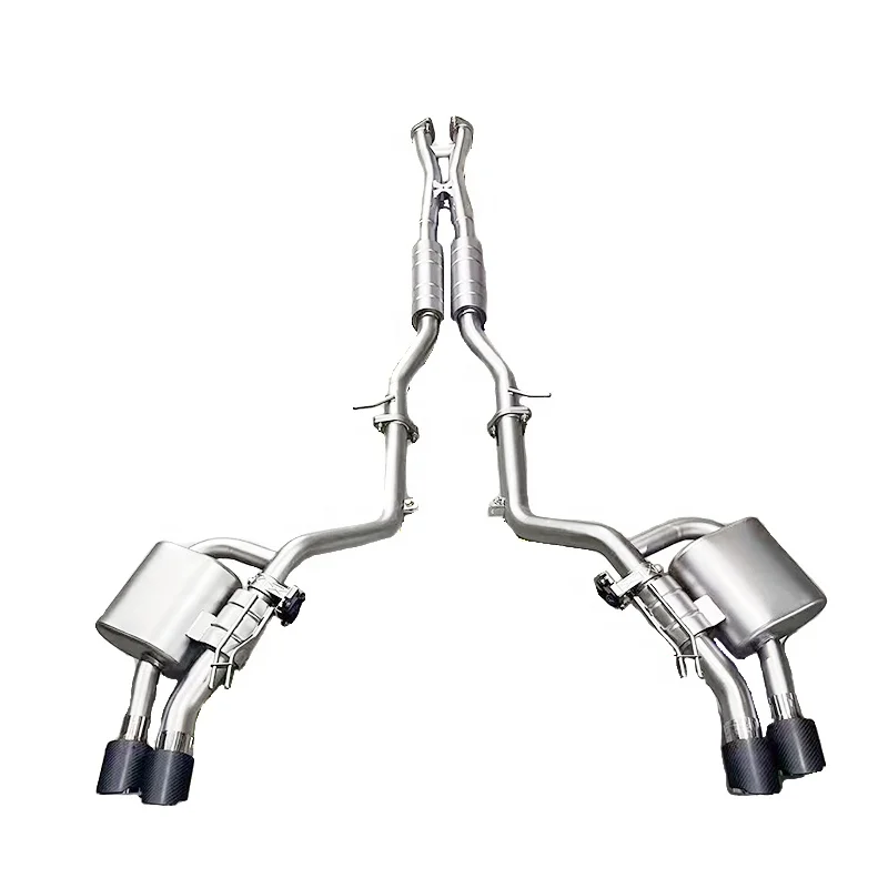 For Kia Stinger Gt 3.3tt 2018- Exhaust Pipe Valved Muffler Catback Valvetronic Exhaust System