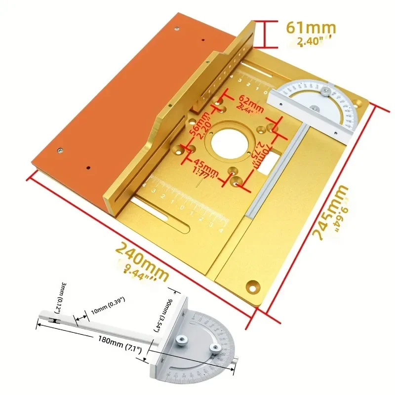 Aluminum Alloy Flip Chip Plate Open Tenon Bakelite Milling Chamfer Trimming Machine Woodworking Engraving Machine Lifting