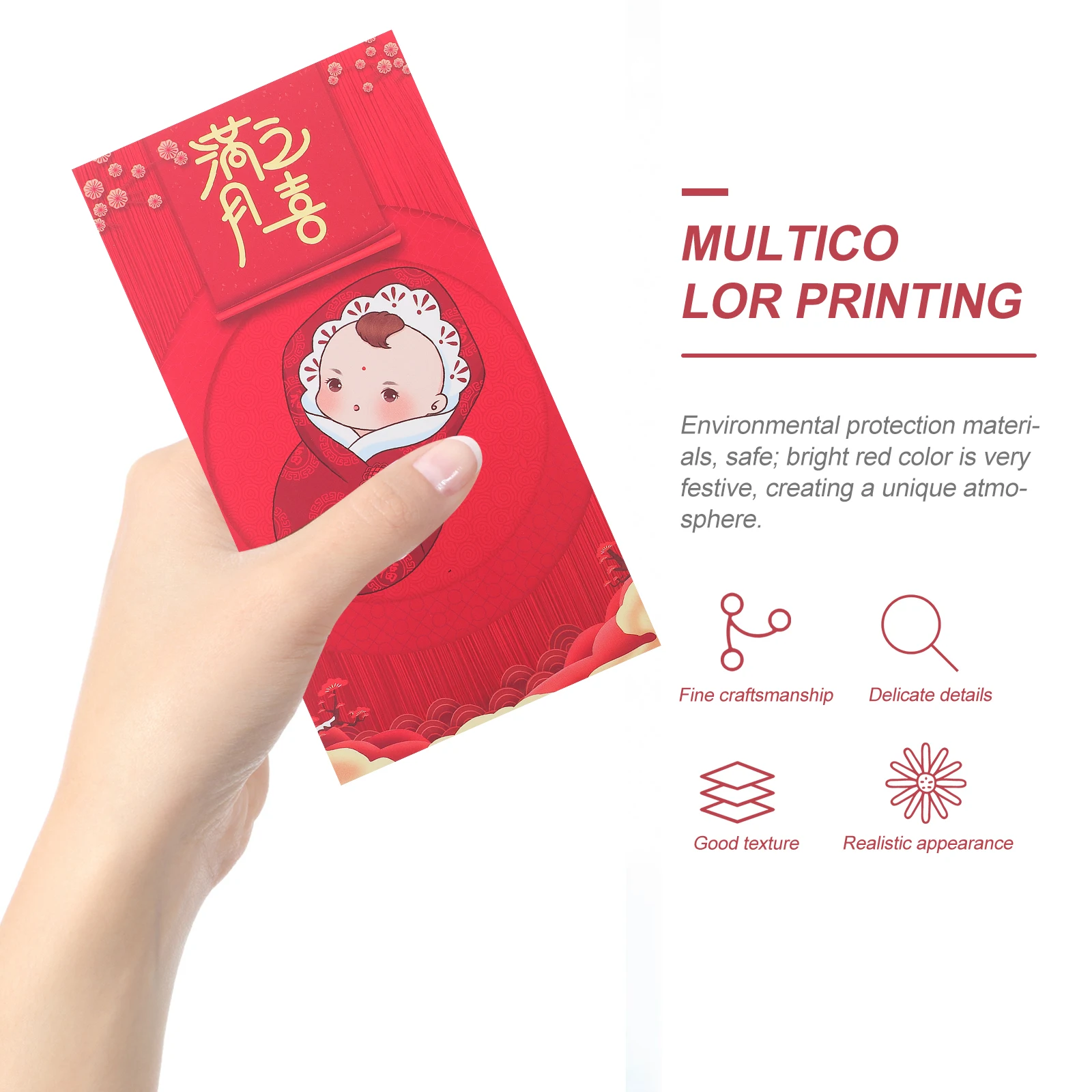 

30 Pcs Red Envelope Gifts New Year Packet for Cash Packets Paper Boy Birthday Envelopes