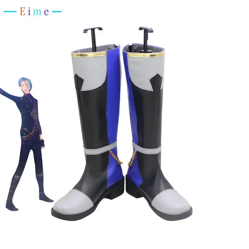Game Ensemble Stars2 HiMERU Cosplay Shoes PU Leather Shoes Halloween Carnival Boots Cosplay Props Big Size Custom Made