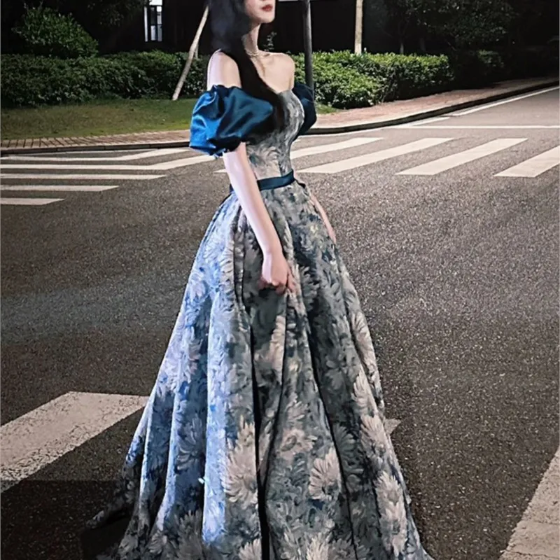 

Evening Dress Women's Birthday Banquet Elegant Graduation Ceremony Adult Art Test