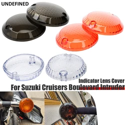 for Suzuki Cruisers Boulevard Intruder Marauder Savage 1986-2003 Turn Signal Lights Lens Motorcycle Plastic Indicator Lens Cover