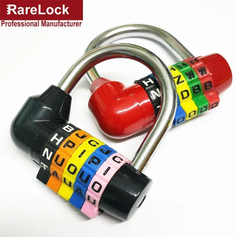 

5 Color Letter Combination Padlock For Box Door Suitcases Travel Bag Locker Fitting Room Password Lock Rarelock ZS56 G