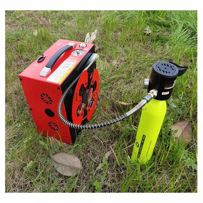 Воздушный компрессор PCP 30MPA Электрический воздушный компрессор высокого давления для резервуара для подводного плавания PCP Винтовка 12 В 8 л/мин