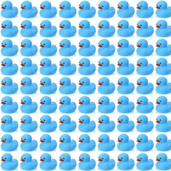 1-100 pcs Blue Rubber Ducks, Toys Squeaky Rubber Ducks Cute Float Duckies for  Birthday Party Favors Class Prizes Car Decor