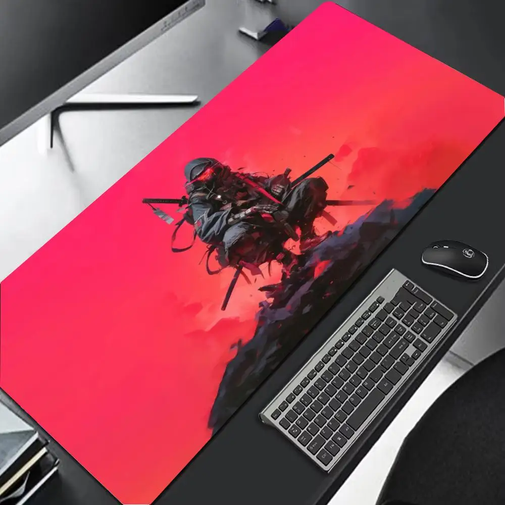 

red Mouse Pad Multi-Size non-slip Gaming mouse pad Gamer E-Sports Mouse Mat Game Mechanical Keyboard XXL Desk Mat