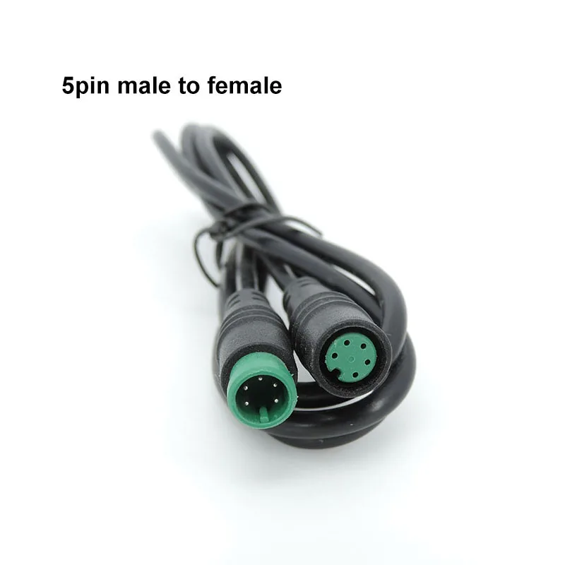 M8 2 3 4 5 6 8 Pin 1M E-Bike Geschwindigkeitssensor Stecker auf Buchse M/F Verlängerungskabel Elektrofahrrad Wasserdichter E-Bike-Draht