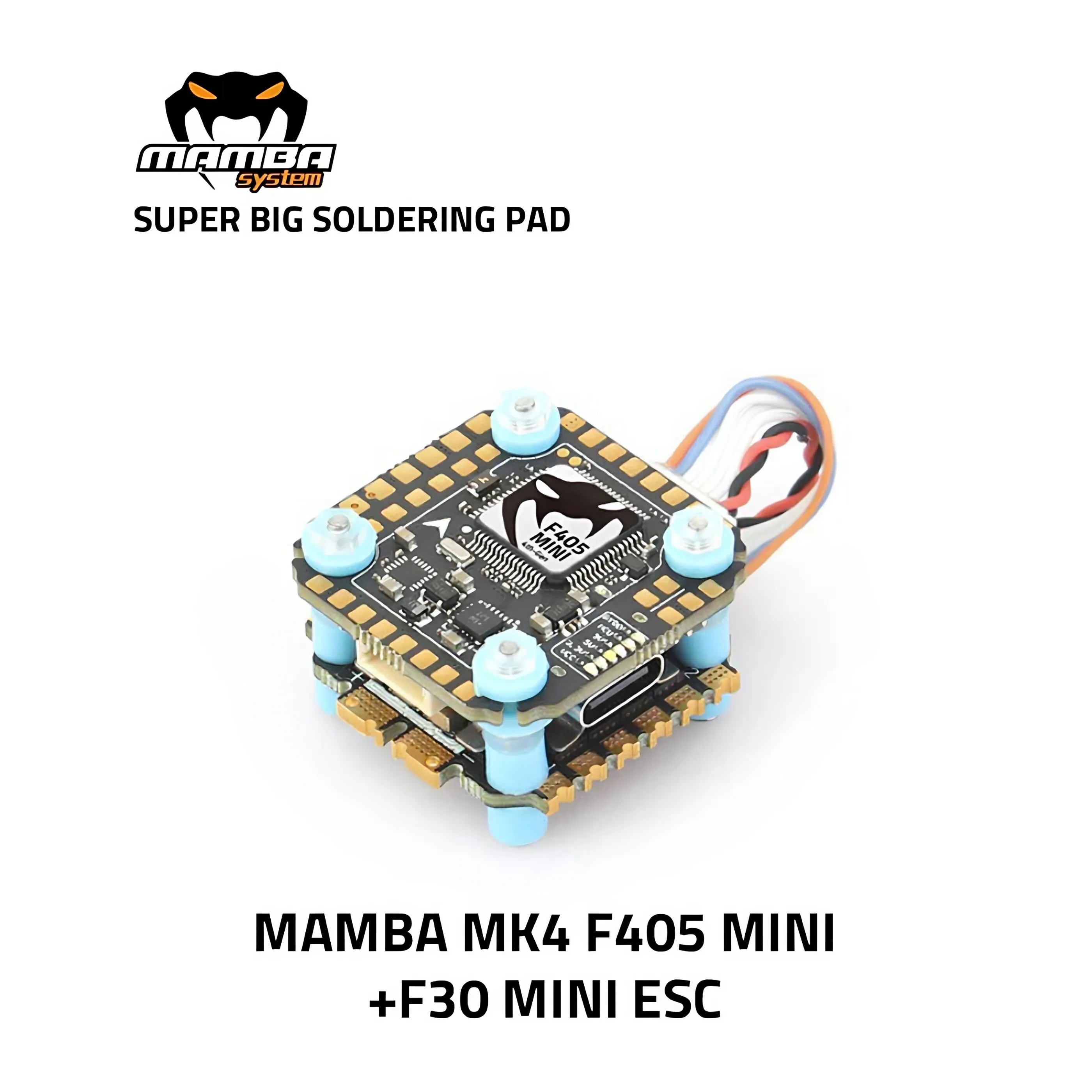 Diatone MAMBA MK4 F405 MINI Flight Controller Stack ICM42688‑P F30/F40 BLS 4‑in‑1 ESC 2‑6S 20mm For 3‑4‑5 inch FPV Racing Drone